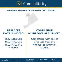 Picture of OEM Whirlpool Microwave Support W10909479