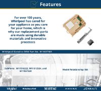 Picture of W11637583 Dishwasher Electronic Control Board – Whirlpool Maytag KitchenAid Dishwasher | Genuine OEM Part