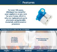 Picture of OEM Whirlpool Washer Dual Water Inlet Valve W11316256