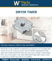 Picture of OEM Whirlpool  Timer W11566735