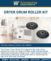 Picture of 349241T Dryer Drum Roller Kit – Whirlpool Maytag Kenmore Dryer | Genuine OEM Part