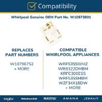 Picture of W10873801 Refrigerator Compressor Start Device – Whirlpool, Maytag & KitchenAid Refrigerator | Genuine OEM Part