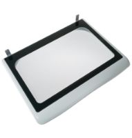 Picture of WH10X40097 Washer Lid Frame and Glass Assembly (White) – GE, Hotpoint | Genuine OEM Part