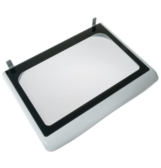 Picture of WH10X40097 Washer Lid Frame and Glass Assembly (White) – GE, Hotpoint | Genuine OEM Part