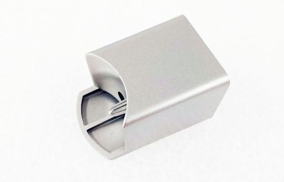 Picture of 00628998 Dishwasher Door Handle End Cap (Silver) – Bosch, Thermador, Gaggenau | Genuine OEM Part