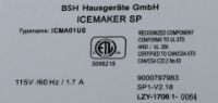 Picture of OEM Bosch 00640059 Ice Maker