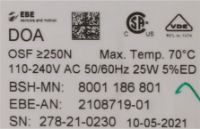 Picture of OEM Bosch 12021265 Door Opening