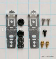 Picture of WD02X35959 Dishwasher Countertop Mounting Brackets, Screws, and Plug Buttons Kit | GE Hotpoint Haier | Genuine OEM Part