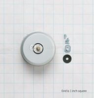 Picture of WR60X187 Refrigerator Condenser Fan Motor Assembly | GE Hotpoint Kenmore RCA | Genuine OEM Part