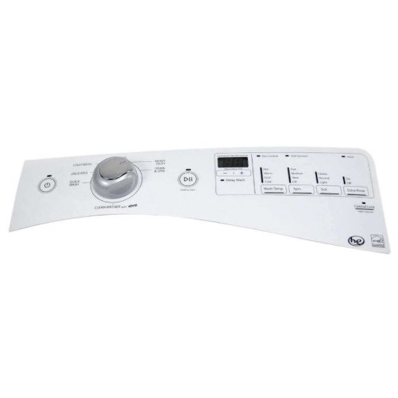 Picture of Whirlpool Washer Control Panel (White) W10911021