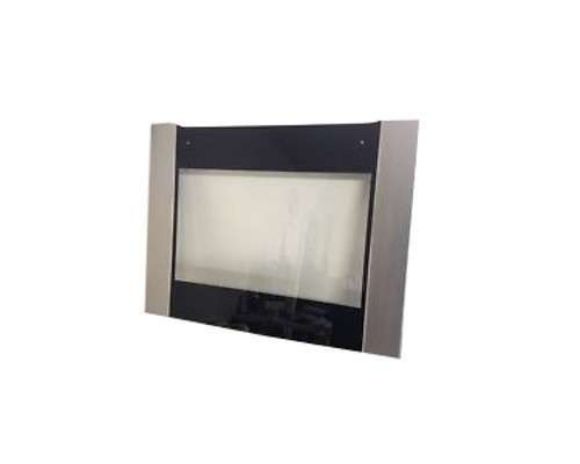 Picture of Frigidaire Range Oven Door Outer Panel Assembly (Black and Stainless) 808950031