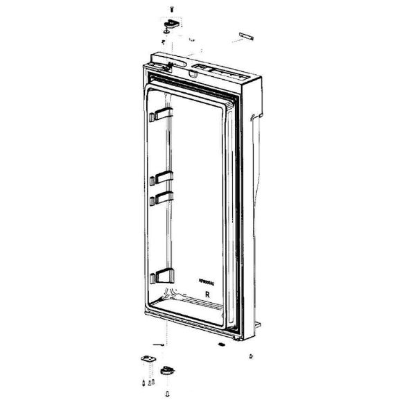 Picture of Samsung Refrigerator Door Assembly (Right) DA91-04570B