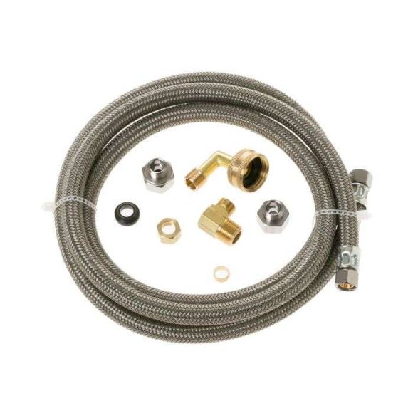 Picture of GE 6ft 3/8 Braided Dishwasher Connection Kit WX28X326