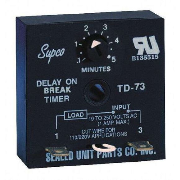 Picture of Supco Delay-on-Break Timer TD73