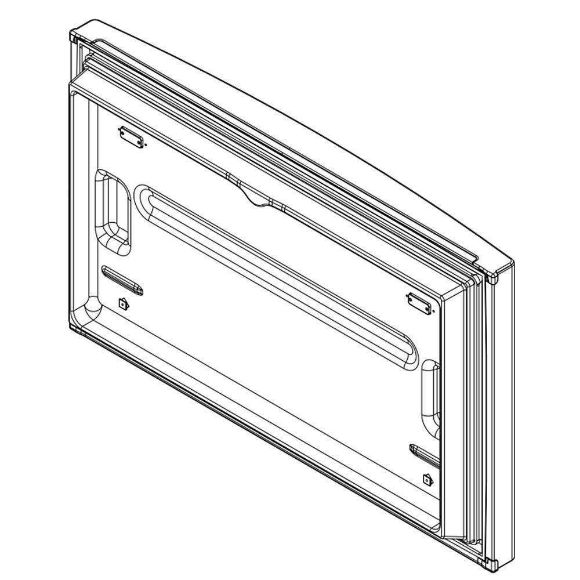 Picture of Whirlpool Refrigerator Freezer Door Assembly (Stainless) W11301143