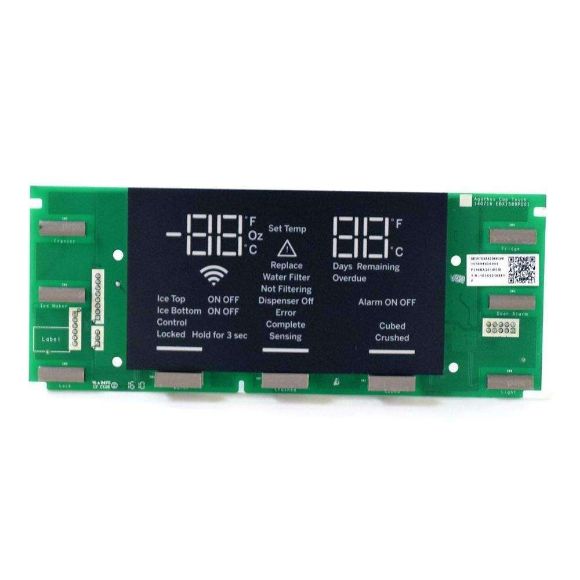 Picture of GE Refrigerator LED User Interface PCB Control Board WR55X30486