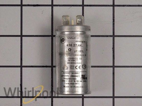 Picture of Whirlpool Range Hood Capacitor W10416842