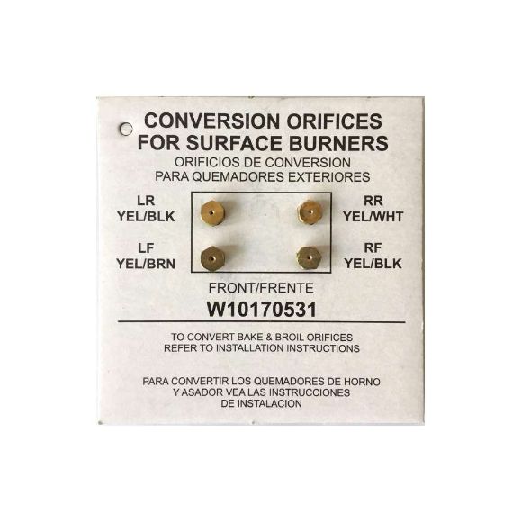 Picture of Whirlpool Range Orifice Spud (Kit Of 4) W10170531