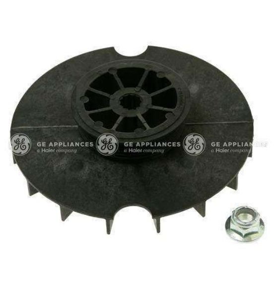 Picture of GE Washer 1/3 HP Motor Pulley & Nut WH03X32218