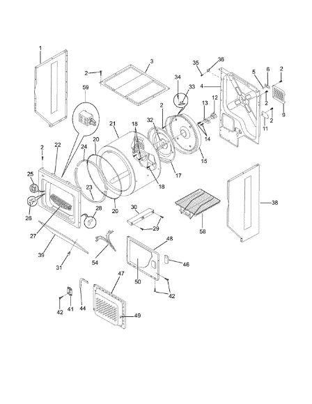 Picture of Frigidaire Drum 134122551