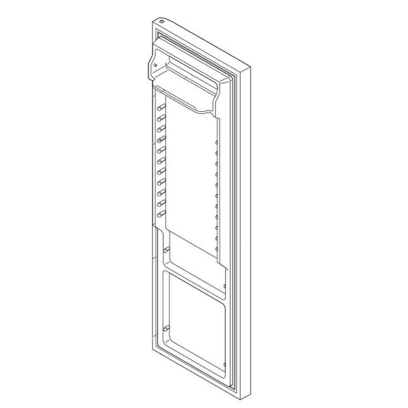 Picture of Frigidaire Refrigerator Door Assembly (Stainless) 807460177