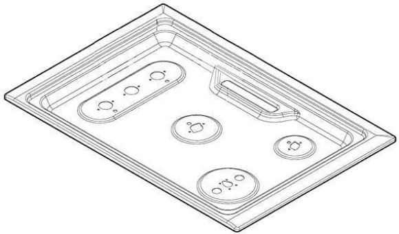 Picture of Frigidaire Range Maintop Assembly 318569287