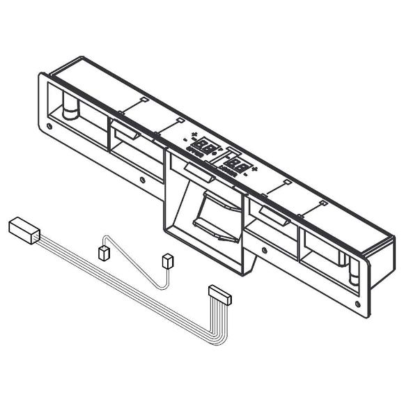 Picture of Whirlpool Refrigerator User Interface Assembly W10789537