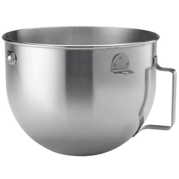 Picture of Whirlpool KitchenAid 5 Quart Stainless Steel Mixer Bowl KN25WPBH (W10717235)