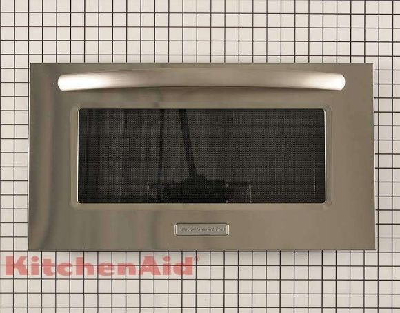 Picture of Whirlpool Microwave Door Assembly (Stainless) WPW10426256