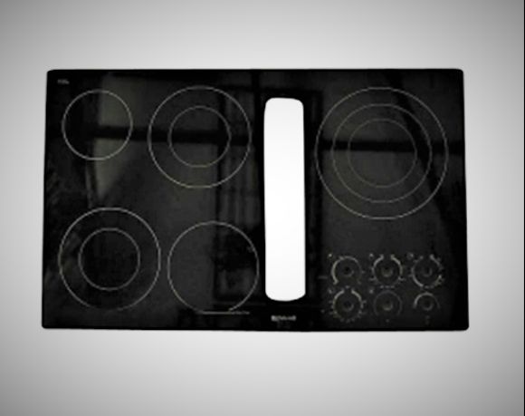 Picture of Whirlpool Cooktop Main Top Assembly (Black) W10162422