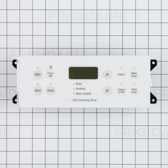 Picture of Frigidaire Range Oven Control Board and Overlay 318185446