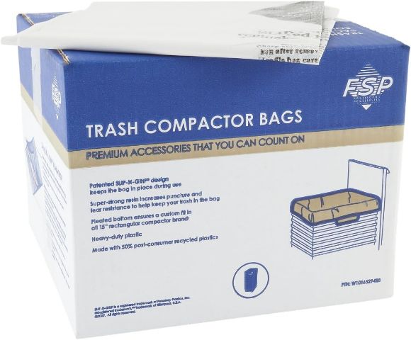 Picture of Whirlpool W10165294RB Trash Compactor Bags (60 Pack)